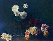 Henri Fantin-Latour Rosas blancas Germany oil painting artist
